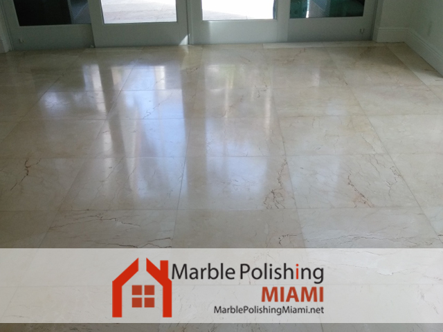 Clean Polishing Marble Floors Miami